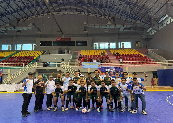 Tim Futsal KORPRI Jambi Bantai Komnas HAM 10-1, Sah Melaju ke 32 Besar Pornas XVII