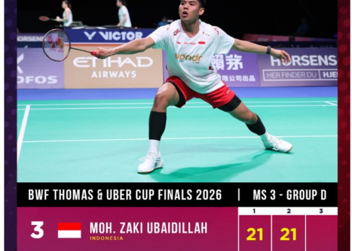 Tim Thomas Indonesia Sikat Thailand 3-2, Ubed Jadi Penentu Kemenangan
