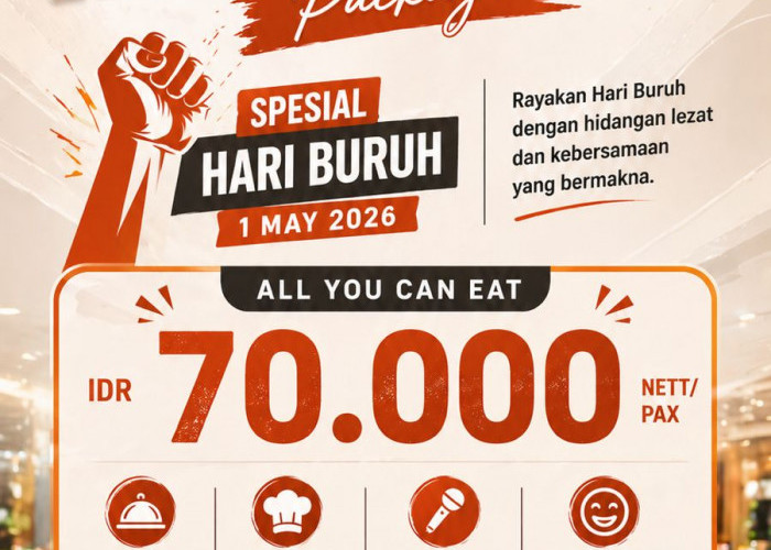 Luminor Hotel Jambi Hadirkan “Quick Lunch Maksibar Package” Spesial Hari Buruh 2026