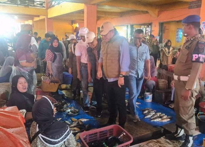 Wako Alfin Tinjau Pasar Tanjung Bajure, Serap Aspirasi Pedagang dan Pengunjung