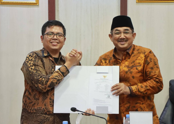 Bupati Anwar Sadat Hadiri Entry Meeting BPK RI