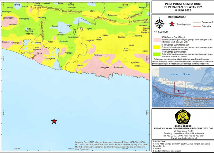 Yogyakarta Diguncang Gempa, Ini Kata Badan Geologi