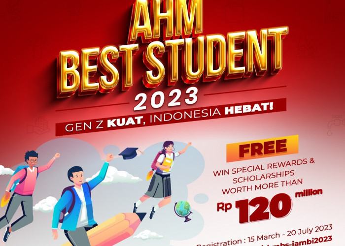 Rebut Beasiswa Total Rp 120 Juta, Sinsen Gelar AHM Best Student 2023 