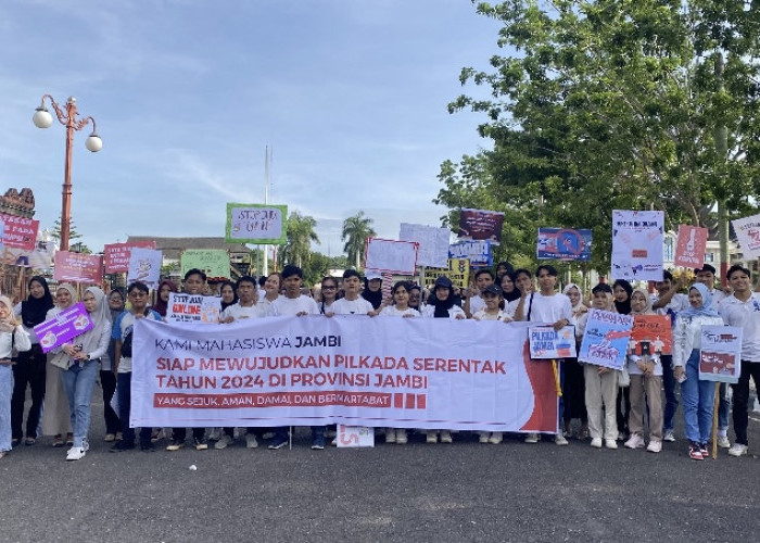 KOPIPEDE Bersama Mahasiswa Gelar Jalan Santai 'Pilkada Asik' untuk Wujudkan Demokrasi Bermartabat