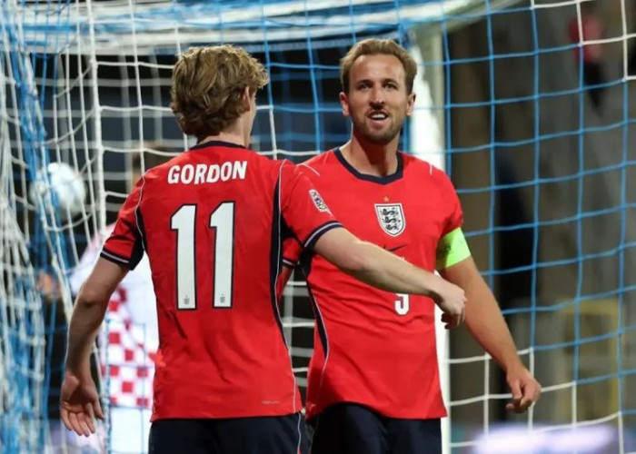 Inggris Bantai Kroasia 7-0 di UEFA Nations League, Harry Kane dan Bukayo Saka Masing-Masing Cetak Dua Gol