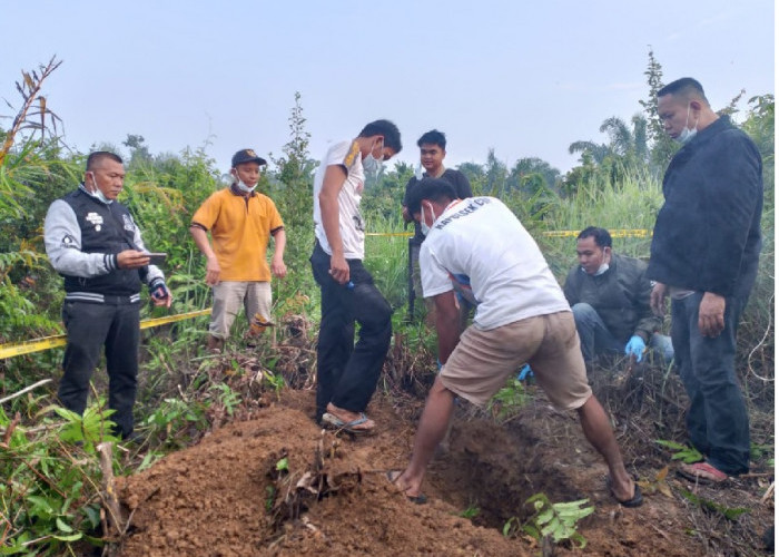  Kuat Dugaan Dibunuh, Seorang Istri di Maro Sebo Ulu Dikubur Dekat Kebun Sawit 