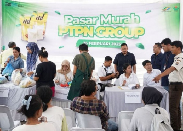 PTPN IV Palmco Gelar Operasi Pasar, Untuk Menjaga Ketersediaan dan Stabilkan Harga Sembako