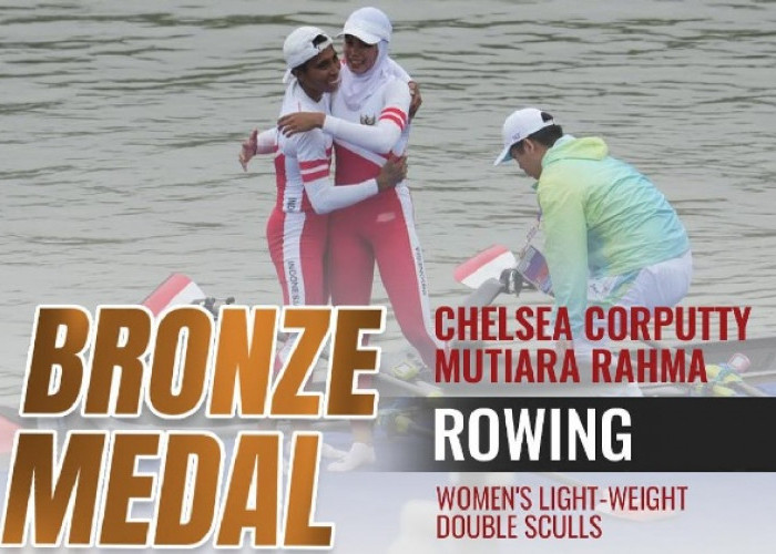  KEREN! Duet Corputty Chelsea dan Putri Mutiara Rahma Persembahkan Medali Pertama di Asian Games 2023
