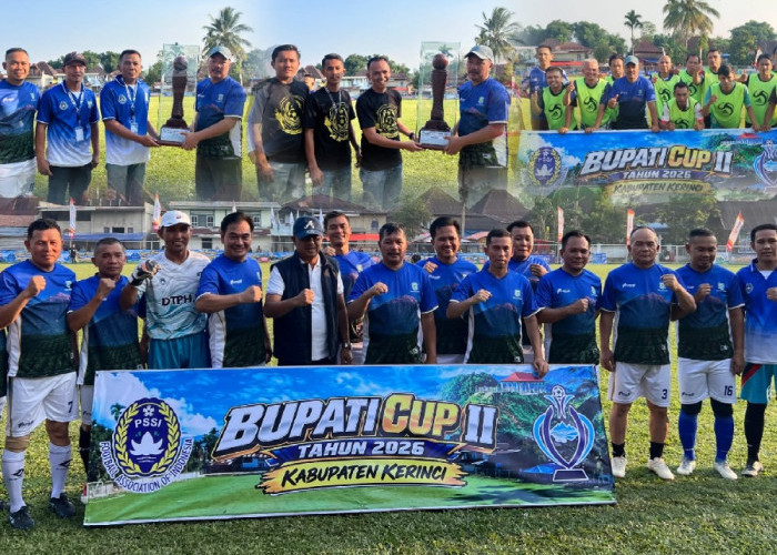 Bupati Kerinci Cup II 2026 Resmi Bergulir, 41 Klub Siap Bersaing di Penawar