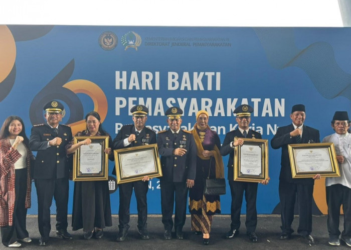 Kanwil Ditjen Pas Jambi Raih Sejumlah Penghargaan pada Tasyakuran Hari Bakti Pemasyarakatan ke-62