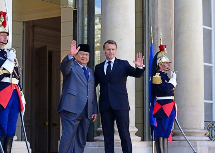 Presiden Prabowo Bertemu Macron di Istana Elysee, Bahas Kerja Sama Strategis RI-Prancis