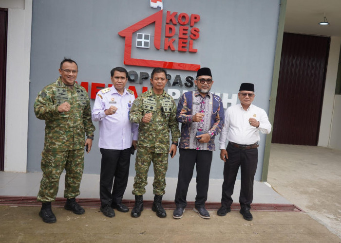 Danrem 042/Gapu Ikuti Vicon Peresmian 1.061 Koperasi Merah Putih oleh Presiden RI, Dorong Penguatan Ekonomi