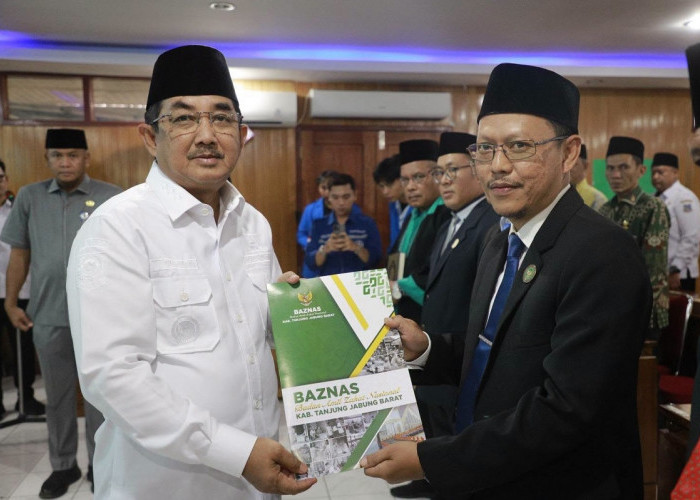 Bupati Anwar Sadat Minta Pimpinan BAZNAS Tanjab Barat Optimalkan Potensi Zakat untuk Kesejahteraan Umat
