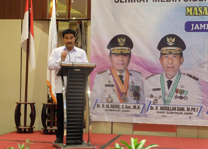 SAH Apresiasi Kontingen SMSI Provinsi Jambi Ikuti Rangkaian HPN 2026 di Banten