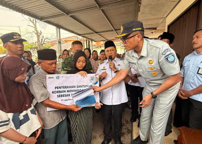 Jasa Raharja Jambi Bergerak Cepat, Santunan Korban Lakalantas Viral Diserahkan di Hari yang Sama