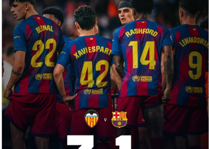 Laga Tutup Akhir Musim, Barcelona Dikalahkan Valencia 3-1
