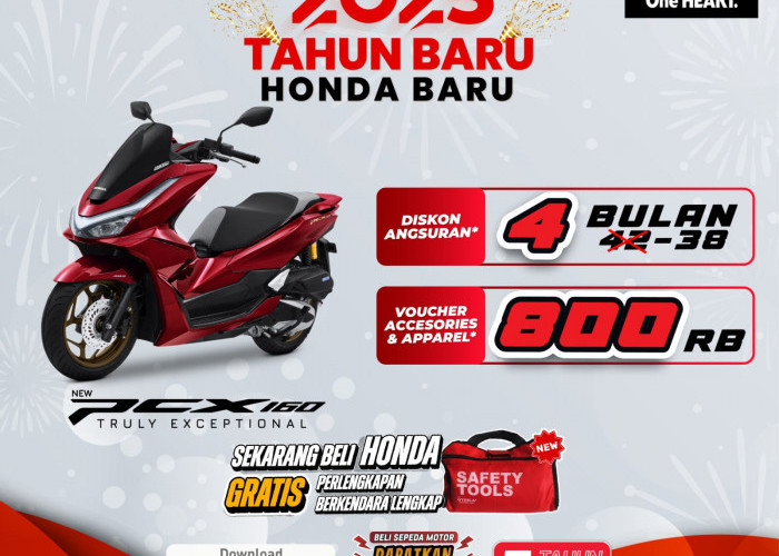 Tahun Baru Motor Baru, Dapatkan Honda Impianmu Sekarang