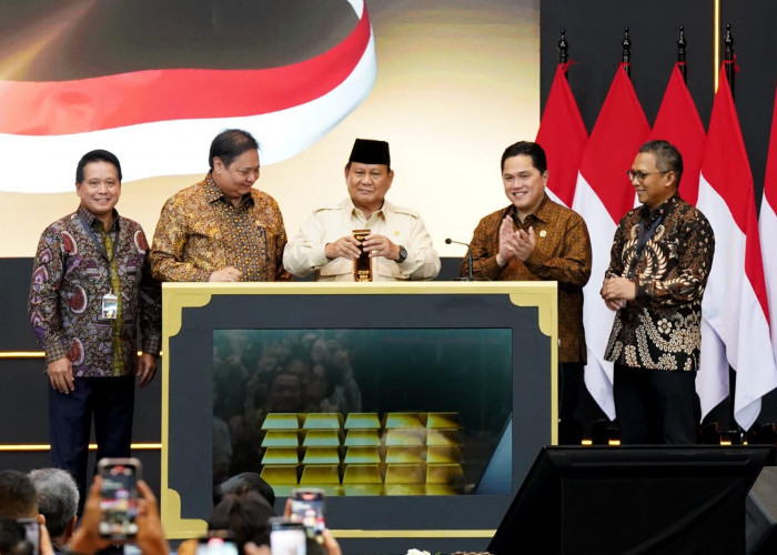 Resmi Diluncurkan Presiden Prabowo, BSI Jadi Bank Emas Syariah Pertama di Indonesia. 