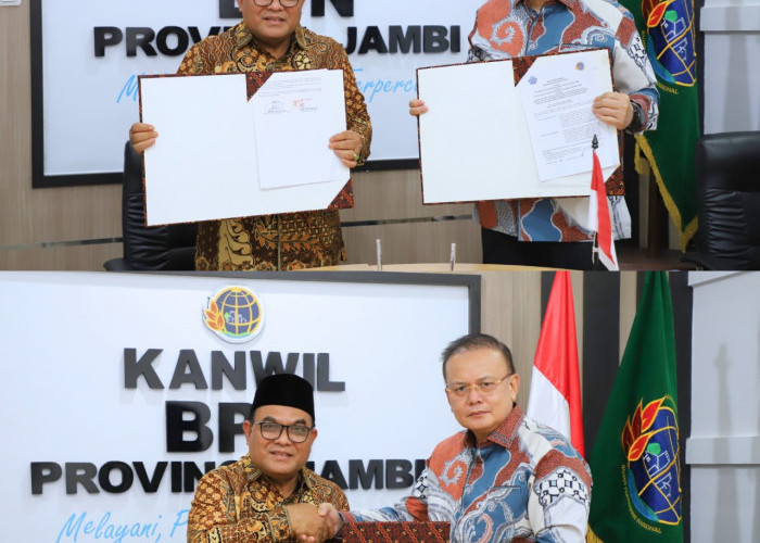 Perkuat SDM dan Dukung Program Prioritas Nasional, Kanwil BPN Provinsi Jambi Jalin Kerja Sama UIN STS Jambi 