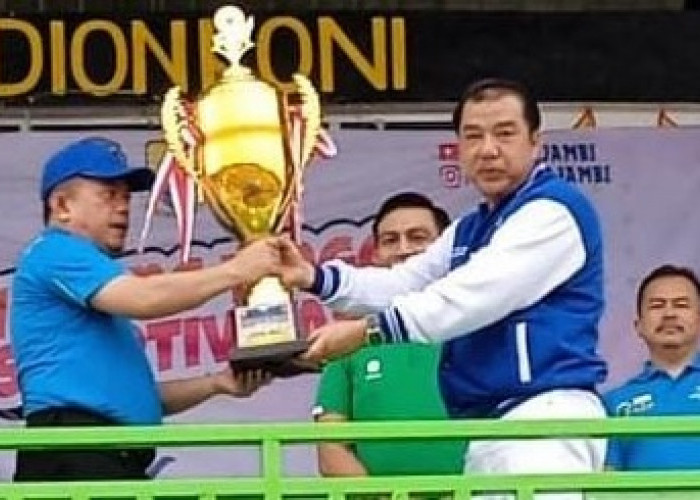 H Mukti: Pertahankan Merangin Duta Bola Jambi,  H Al Haris Buka Kejuaraan Sepak Bola Gubernur Cup 2024