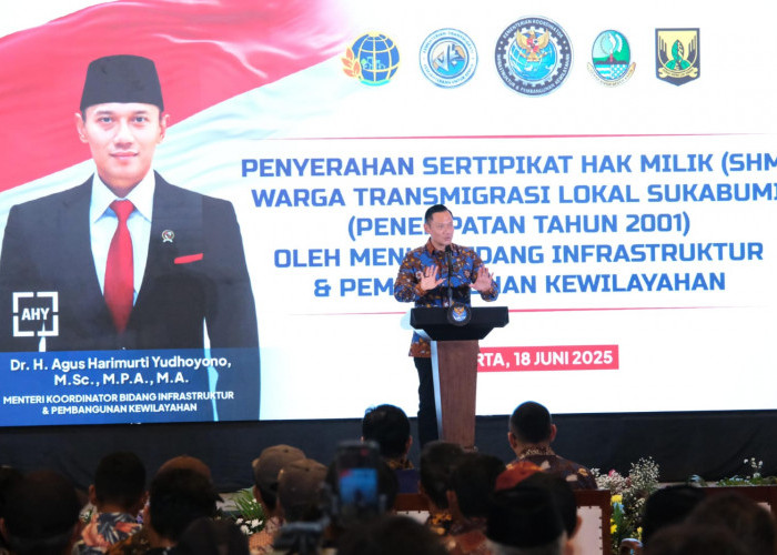 Apresiasi Kementerian ATR/BPN, Menko AHY: Tanpa Kepastian Tanah Tak Akan Ada Pembangunan