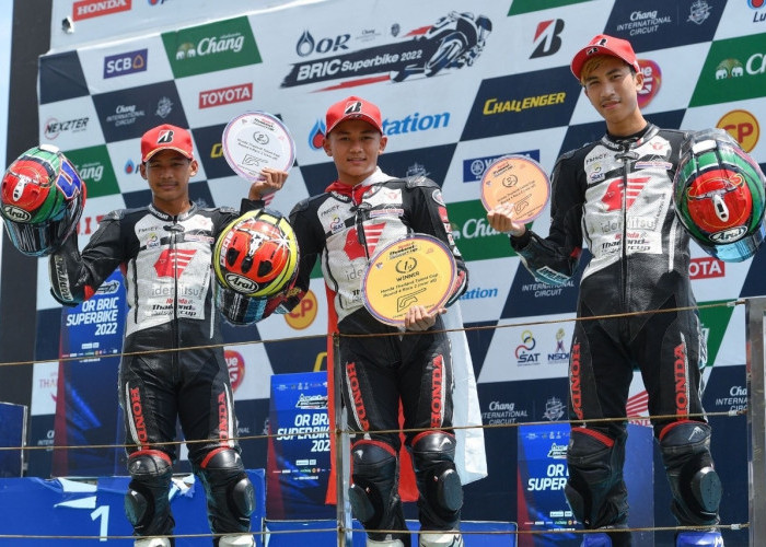 Pebalap Astra Honda Harumkan Nama Indonesia di Thailand Talent Cup