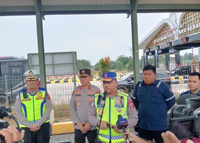 Kakorlantas Tinjau Jalan Tol Muaro Sebapo, Pastikan Kesiapan Arus Mudik Lebaran 2026