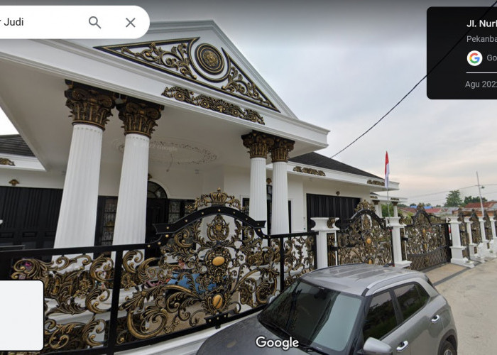 Foto-foto Rumah Mewah Bandar Judi AG Pekanbaru Terekam Google Maps