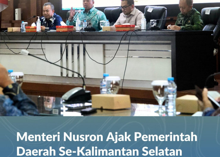Menteri Nusron Ajak Pemerintah Daerah Se-Kalimantan Selatan Kawal Empat Program Strategis Kementerian ATR/BPN