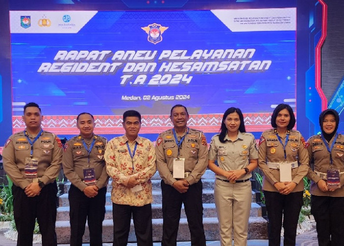 Tim Pembina Samsat Provinsi Jambi Hadiri Rapat Anev Pelayanan Regident dan Kesamsatan Tahun 2024 di Medan