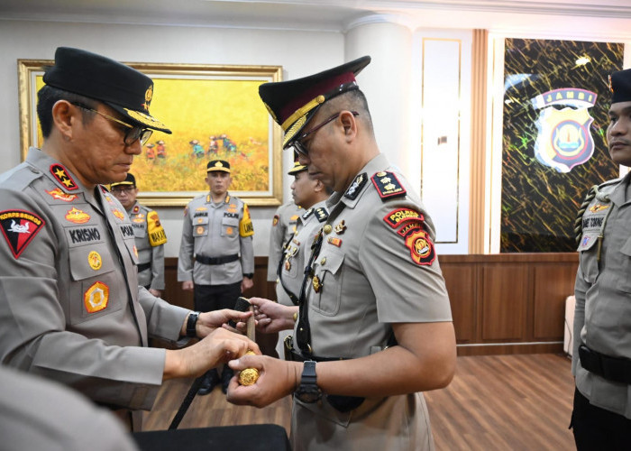 Kapolda Jambi Pimpin Sertijab Kapolres Bungo yang Baru