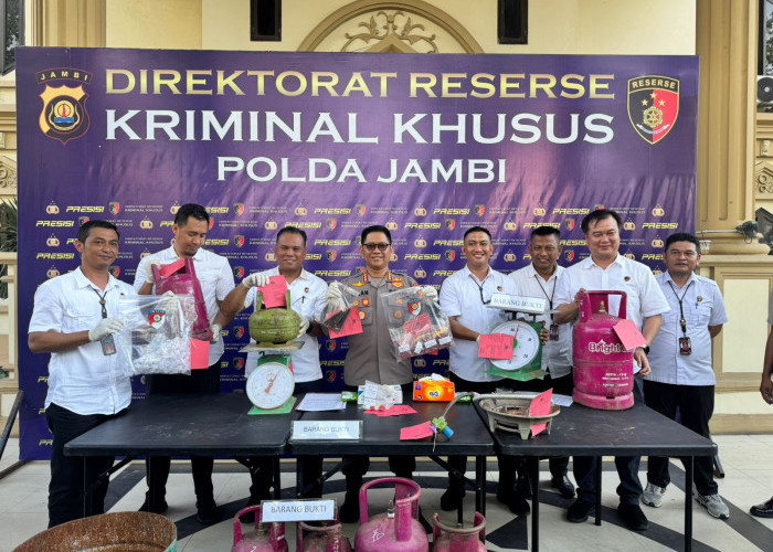 Polda Jambi Bongkar Praktik Ilegal Penyuntikan LPG Subsidi, Tiga Orang Diamankan 