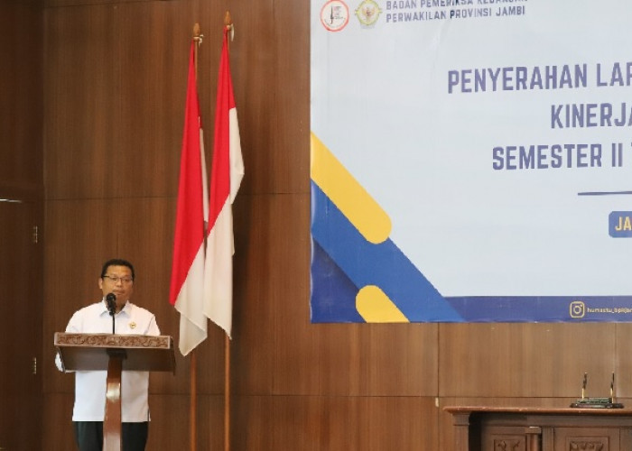   BPK Perwakilan Provinsi Jambi Serahkan LHP Kinerja dan Kepatuhan Semester II Tahun Anggaran 2023 