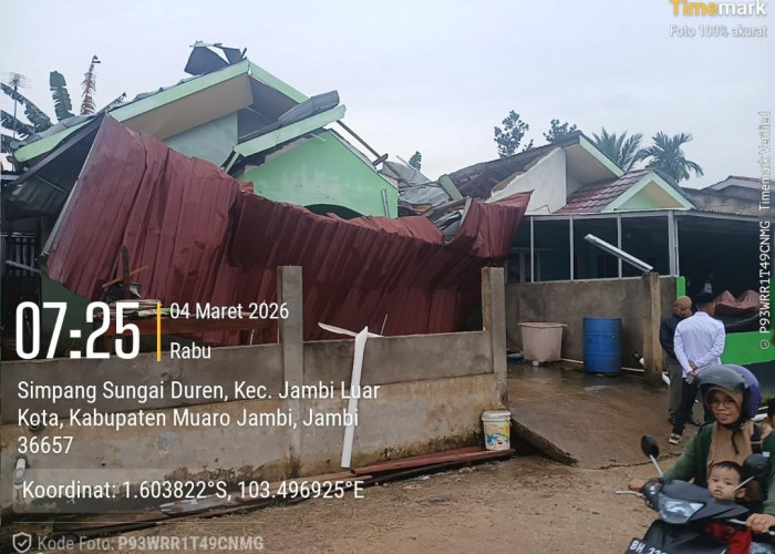 Angin Puting Beliung Terjang Jaluko, 32 Rumah dan Satu Sekolah Rusak