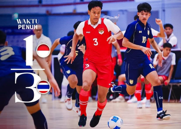 Timnas Futsal U-19 Indonesia Gagal Juara Usai Dikalahkan Tuan Rumah Thailand 1-3