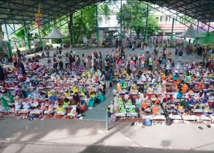 Ratusan Anak PAUD Semarakkan Lomba Mewarnai HUT Pemkot Jambi 2026
