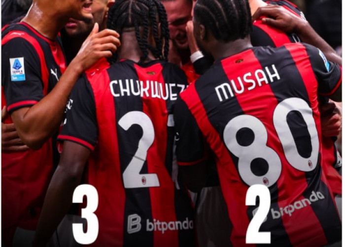 AC Milan Tembus 4 Besar Usai Tundukkan Atalanta 3-2 di San Siro