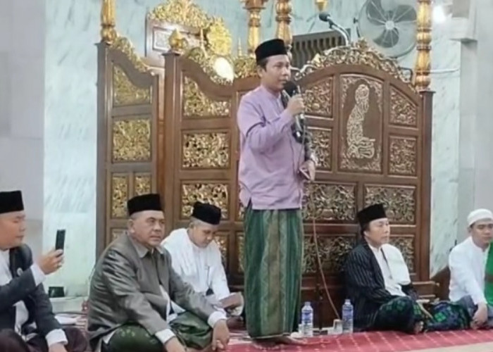 Wakili Bupati, Akhoi Sambut Tim Safari Ramadan MUI Provinsi Jambi di Masjid Raya