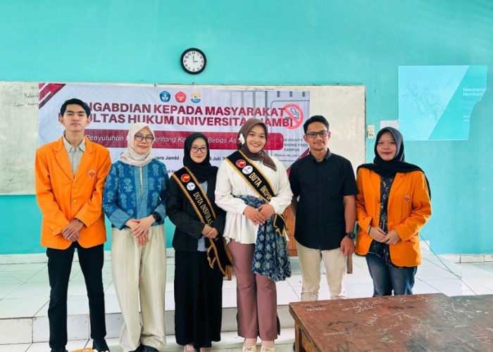 FH Unja Edukasi 1.000 Lebih Pelajar SMAN 1 Muaro Jambi soal Kawasan Tanpa Rokok