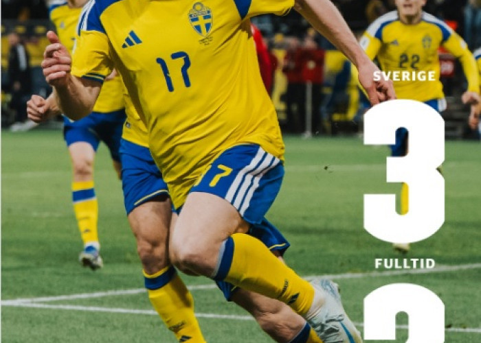 Dramatis! Kalahkan Polandia 3-2, Swedia ke Piala Dunia 2026
