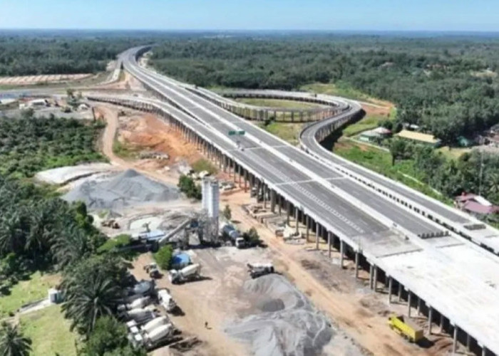 Pemasangan Balok Jembatan, Tol Palembang-Betung Buka Tutup