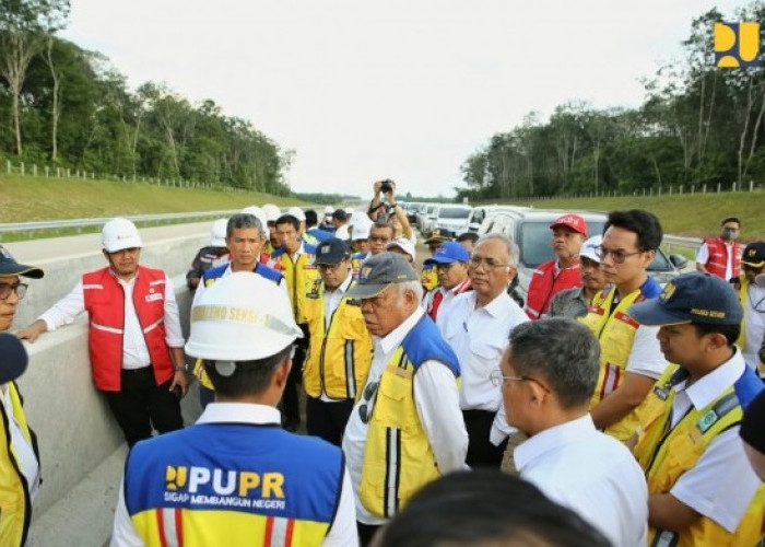 Jalan Tol  Palembang - Betung Tuntas Awal 2025