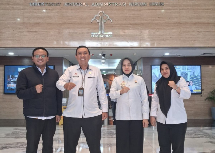 Bahas Permasalahan Koperasi, Notaris, dan Yayasan, Kanwil Kemenkum Jambi Lakukan Koordinasi dengan Ditjen AHU