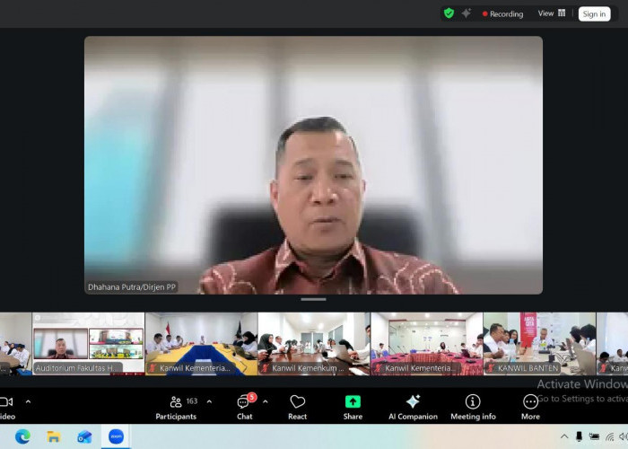 Dukung Prolegnas 2026, Kanwil Kemenkum Jambi Ikuti Webinar RUU Pelindungan Saksi dan Korban