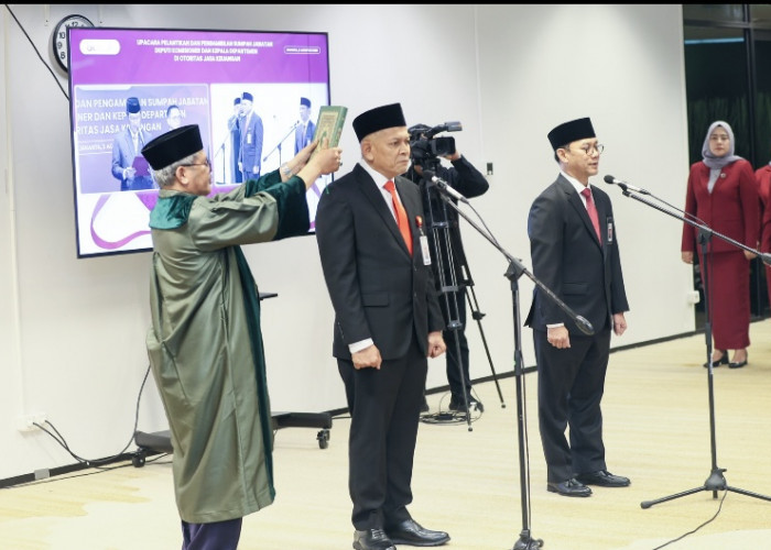 OJK Lantik Pejabat Baru, Berikut Nama- Namanya