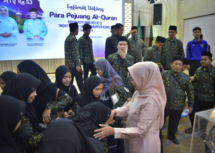 Juara Satu dan Dua Diberi Bonus Umroh, Pj Wali Kota : Terimakasih Kafilah MTQ Kota Jambi