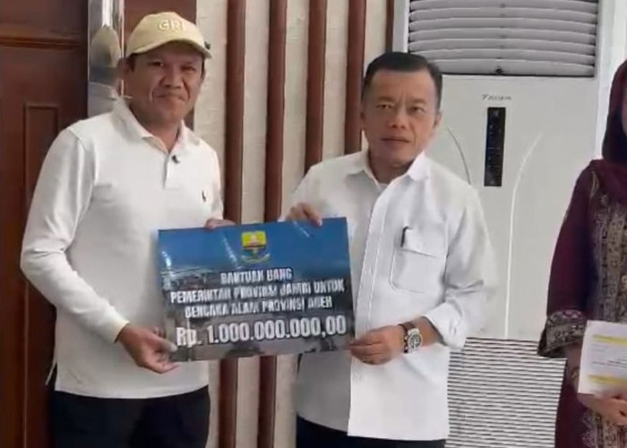 Gubernur Sambangi Aceh, Wagub ke Sumut, Bantuan Jambi Sampai ke Korban Bencana