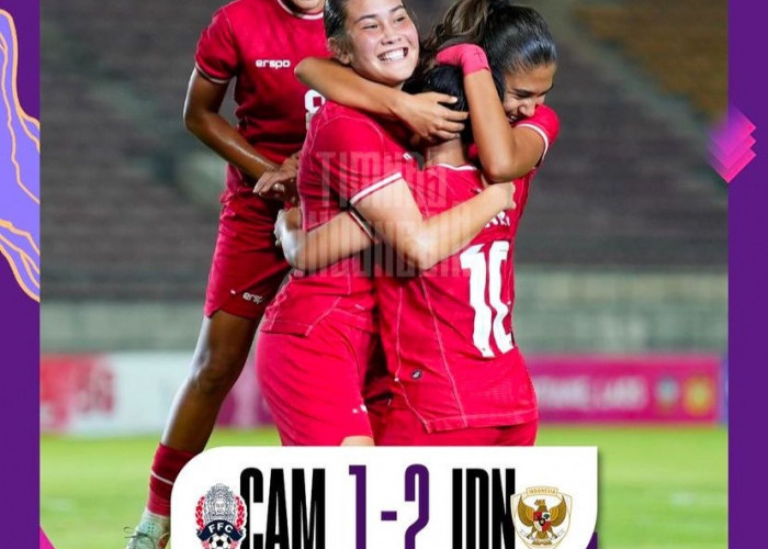 Final Piala AFF Putri 2024, Babak Pertama Timnas Putri Indonesia Ungguli Kamboja 2-1