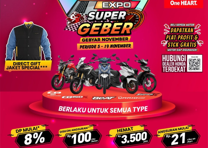 DP Hanya 900RB Saja di Honda Virtual Exhibition Super Gebyar November 