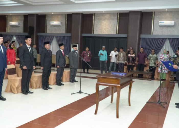 Wakil Bupati Tebo Lantik Pejabat Eselon Dua Hasil Seleksi JPT